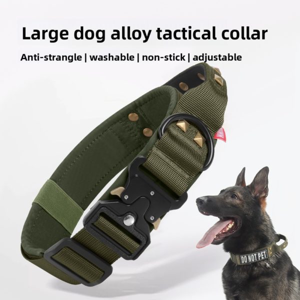 Heavy-Duty Tactical Dog Collar