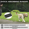 Tactical Dog Leash with Bungee – No Pull Control