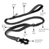 Tactical Dog Leash with Bungee – No Pull Control