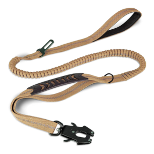 Tactical Dog Leash with Bungee – No Pull Control