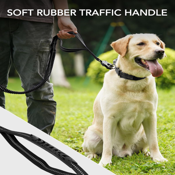Tactical Dog Leash with Bungee – No Pull Control