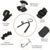 S728c339cf8e847d08533ec1bcc1f803fX.webp Double-headed Dog Safety Harness Pet Car Headrest Restraint Device Adjustable Tension Split Connection Safety Harness for Travel