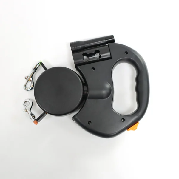 Sb5dc84845e43409991c5745ae13fc9d4E.webp 2-in-1 Retractable Dog Harness for Dual Dogs – Reflective Leash Dog Accessories with Built-in Flashlight & Anti-Tangle Clip